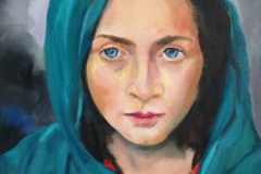 Woman in Turquoise